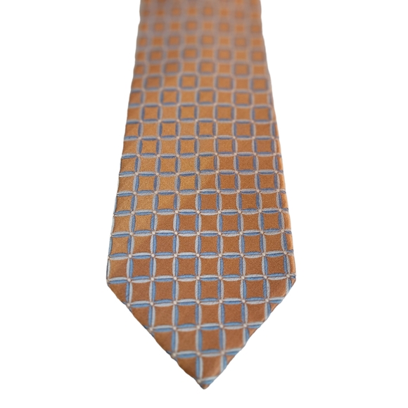 Campia Moda Shimmery Reptile Like Scale Print Extra Long Tall Man Tie - Picture 5 of 13